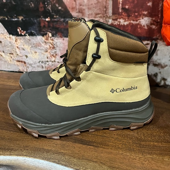 NEW COLUMBIA EXPEDITIONIST SHIELD BOOTS BEIGE AND BROWN - Picture 8 of 8